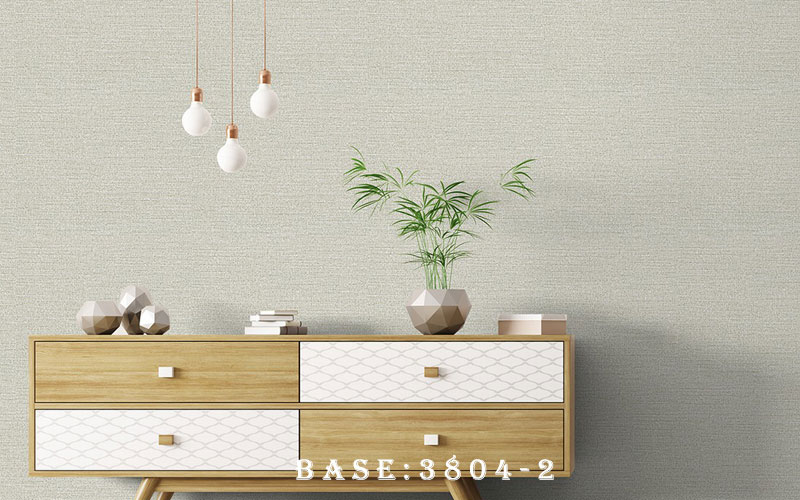 Giấy dán tường hàn quốc 3804 hiện đại tông màu kem, trắng, xanh ngọc, tím nhạt, xám cao cấp
