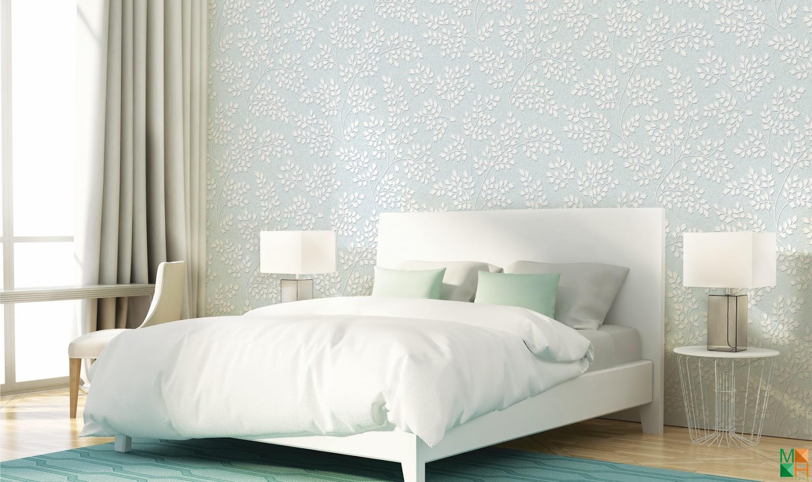 Chọn giấy dán tường phòng cưới sao cho vừa ấn tượng lại vừa thẩm mỹ