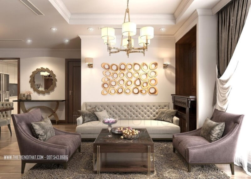 Sofa tân cổ điển Sofa tân cổ điển