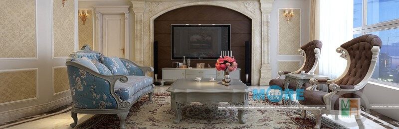 Sofa tân cổ điển Sofa tân cổ điển